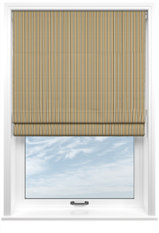 The British Stripe Co. Mary, Derwent No.1 - Twist&Fit Roman Blind
